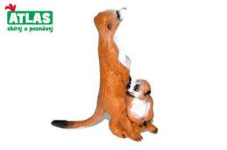 Obrázek z Surikata s ml.  figurka 8cm 